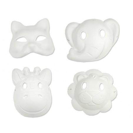 Maska pap. do ozdabiania MIX 902144 KTW 1 SZT