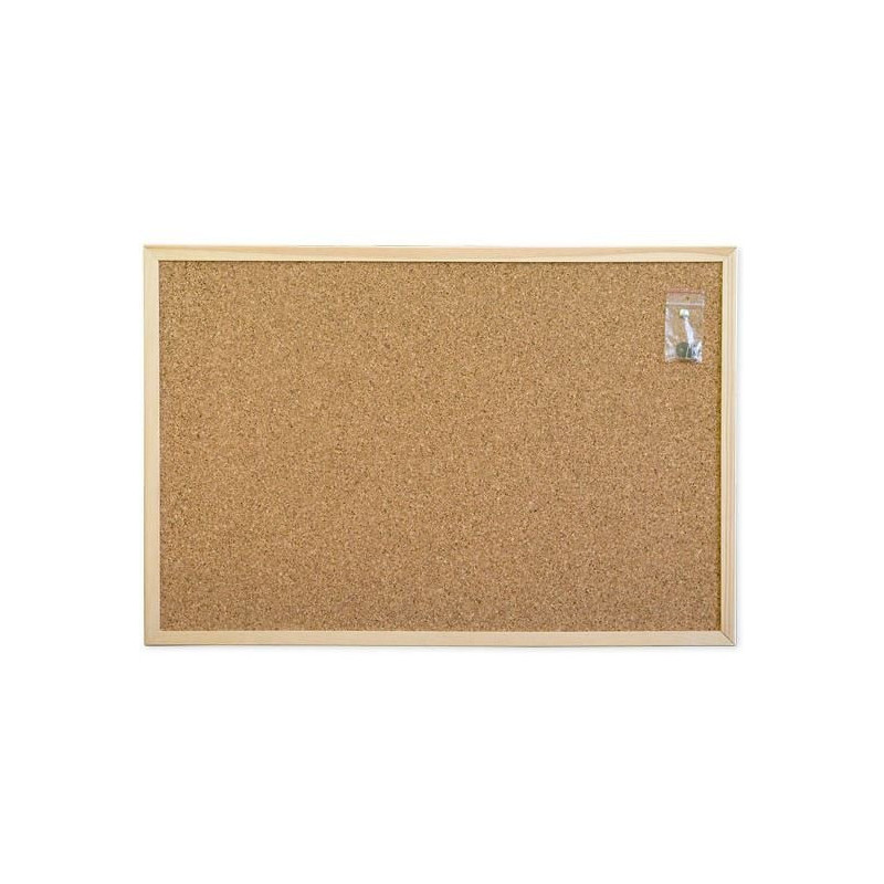 Tablica korkowa  60x90 w ramie drewnianej