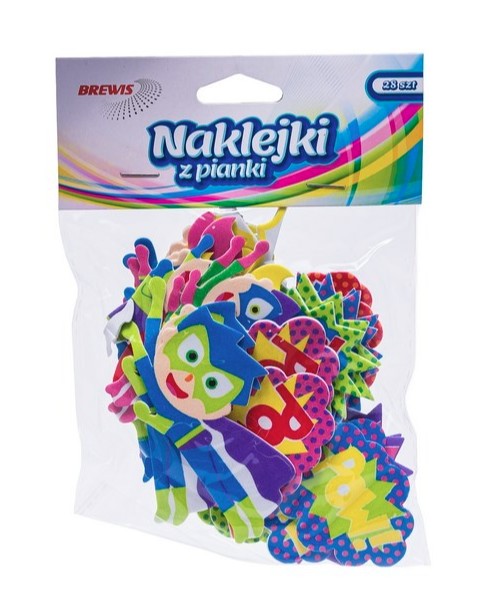Naklejki z pianki PVC54 Superbohater Brewis