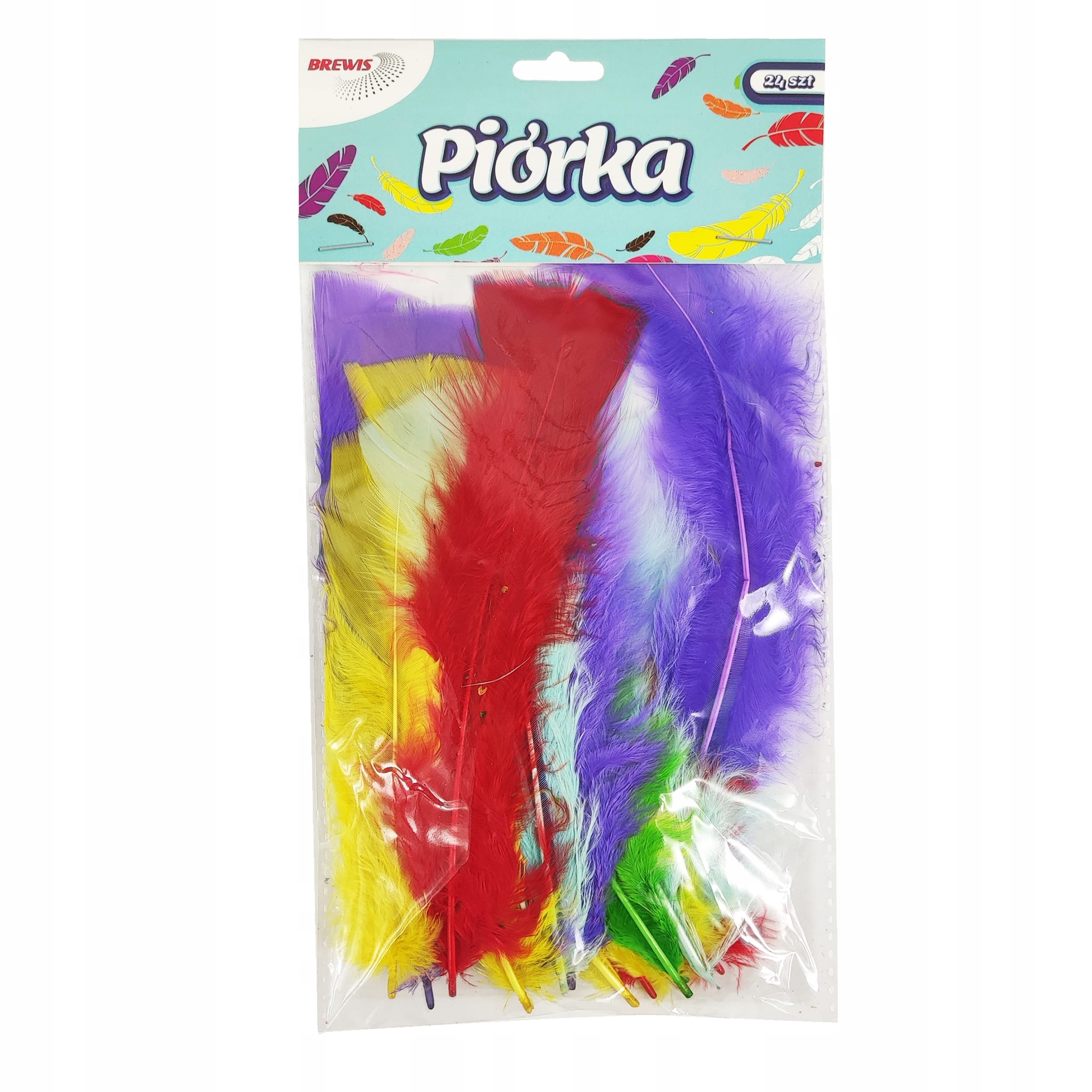 Piórka indycze ścięte mix 10-15cm PI3 Brewis