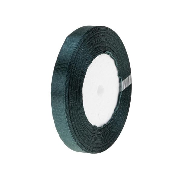 Wstążka satynowa 12mmx32m Zieleń butelkowa WS12-74 Brewis