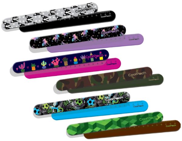 Linijka - bransoletka 2w1 mix colors 19cm Collpack 82916 Patio