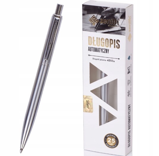 Długopis Zenith Silver, 402 niebieski