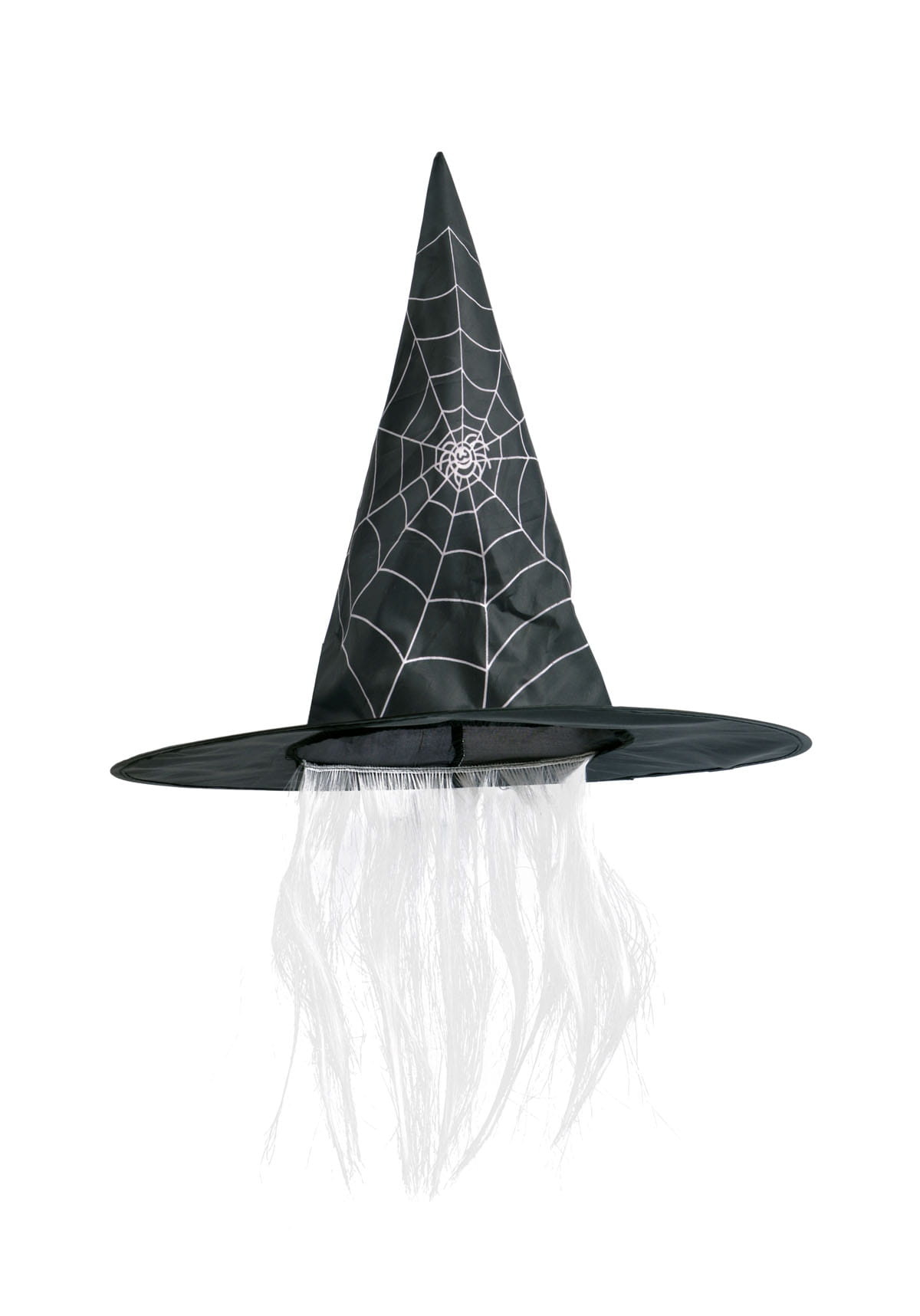 KAPELUSZ CZAROWNICY Z WŁOSAMI Halloween SH2614 MIX