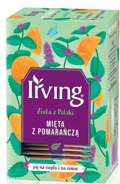 Herbata Irving Zioła z Polski - mięta z pomarańczą 20tb
