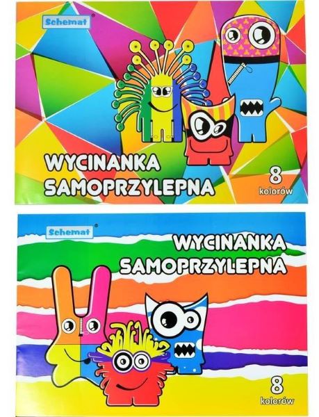 Wycinanka samoprzylepna A5/8 SCHEMAT