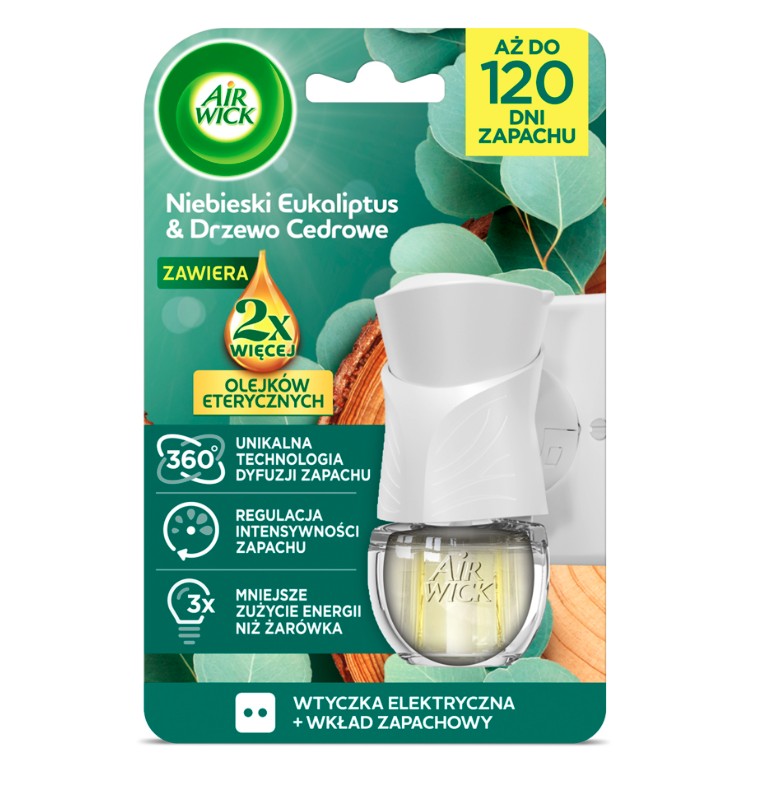 Air Wick elektr. urządzenie+zapas 19 ml.mix