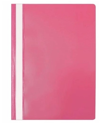 Skoroszyt plastikowy A4 różowy Inter-Folia