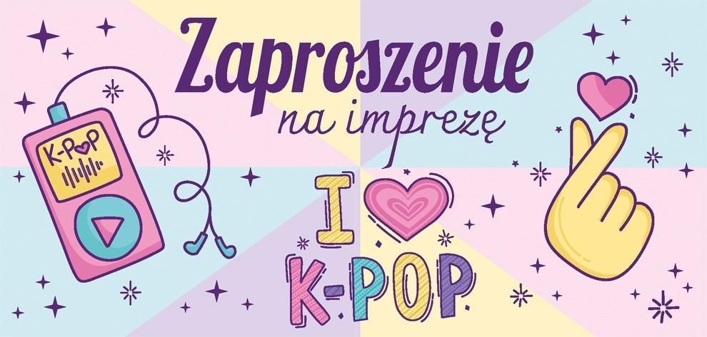 Zaproszenie K-POP 5szt Henry