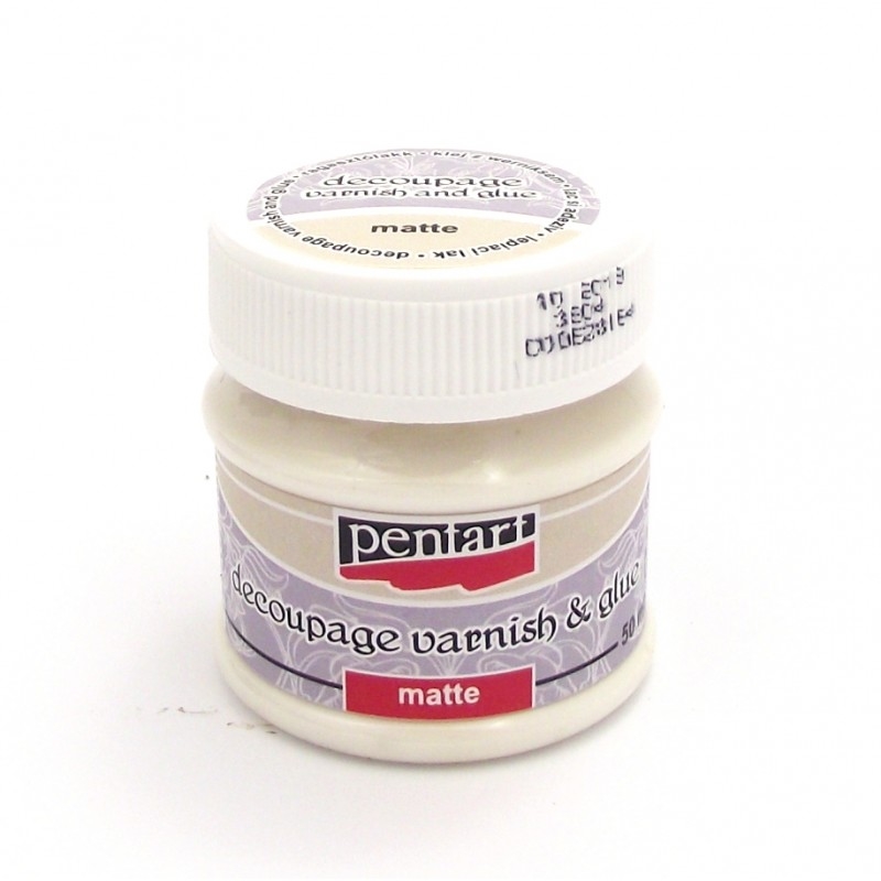 Matowy klej z werniksem do decoupage Pentart 50ml 523-242 Usługi Rynkowe