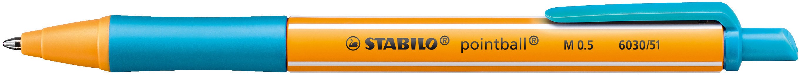 Długopis Stabilo Pointball turkusowy