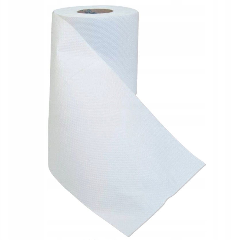 Ręcznik papierowy biały 90m (1 rol.) fi 20, 391 listków 2658  Plus M2