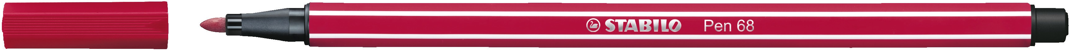 Pisak Stabilo Pen ciemny czerwony