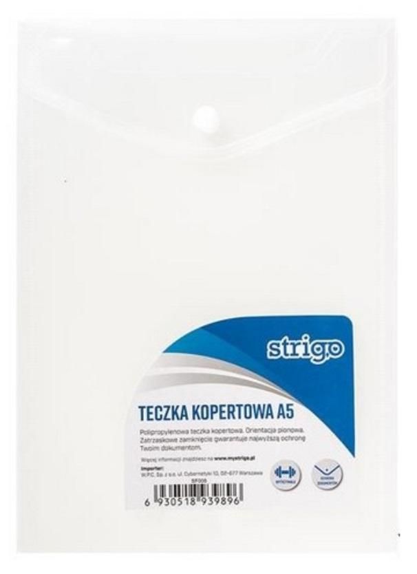 Teczka PP A5 kopertowa pion SF008 Strigo WPC