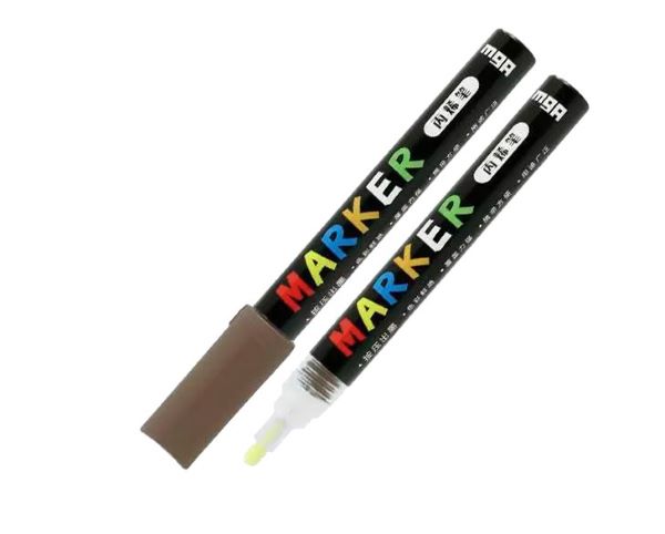 Marker akrylowy 1-2mm brązowy metalik MG APL421-711