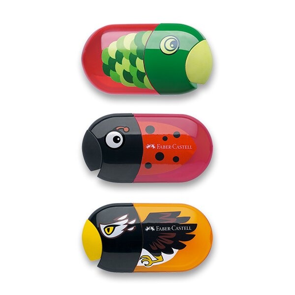 Temperówka podwójna z gumką 183522