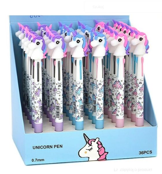 Długopis 3kol Unicorn SC-R202 KTW