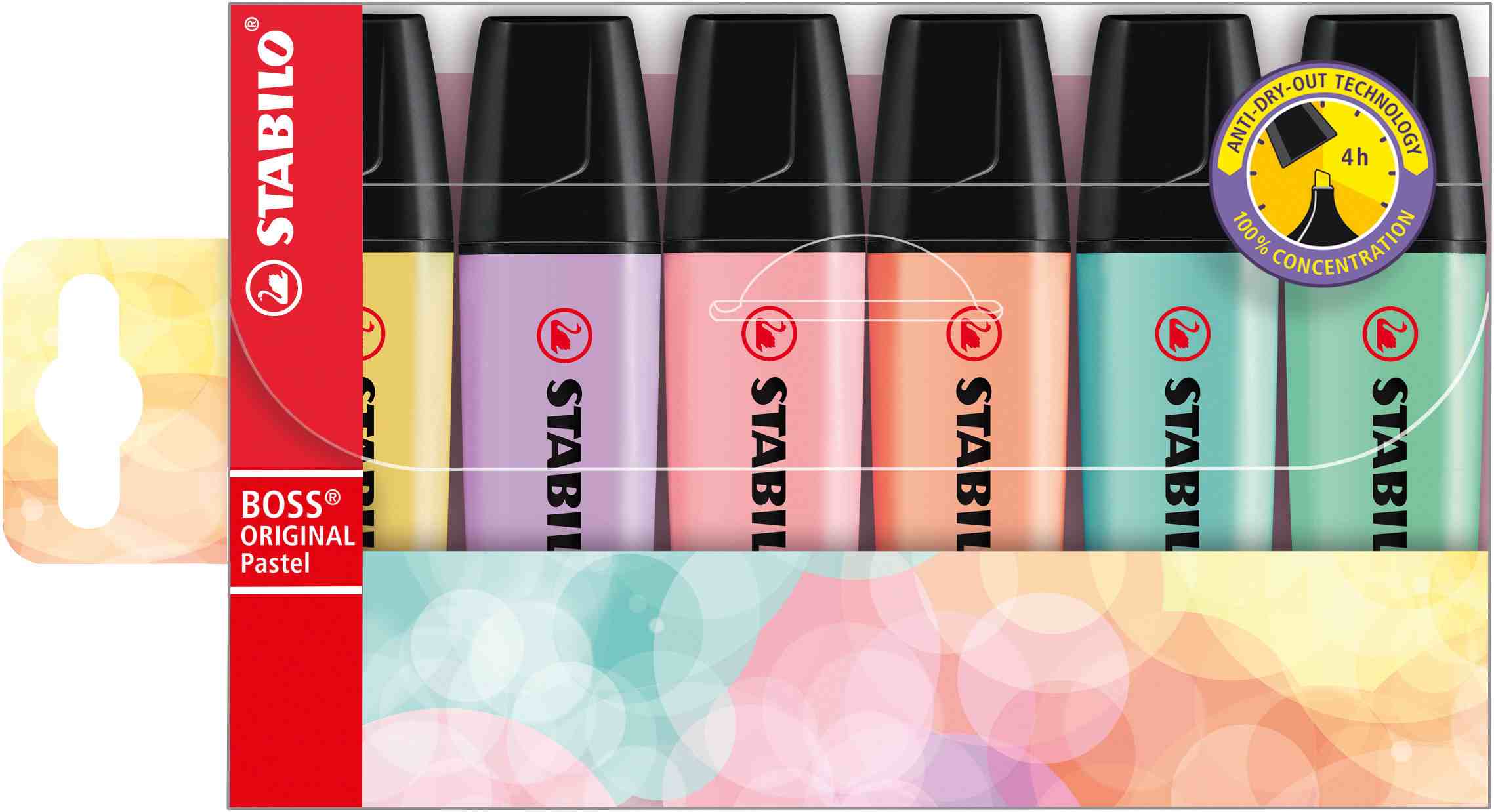 Zakreślacz Stabilo Boss 6kol. pastelowe