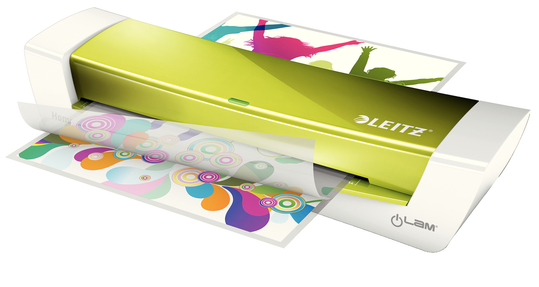 Laminator A4 Leitz iLAM Home Office metaliczny zielony
