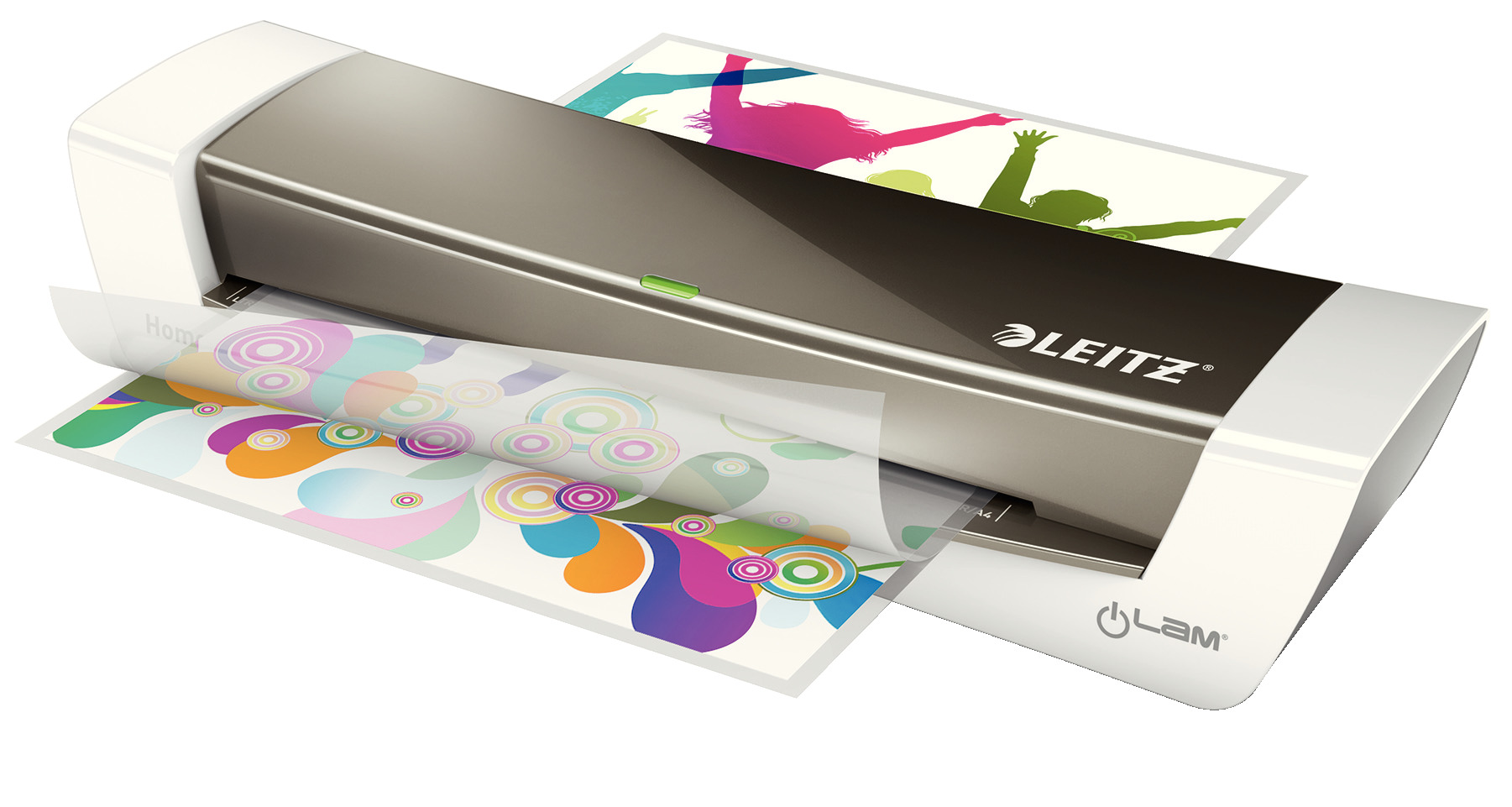 Laminator A4 Leitz iLAM Home Office szary