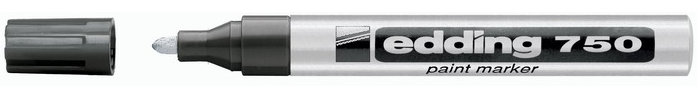 Marker lakierowy Edding 750 okrągły srebrny