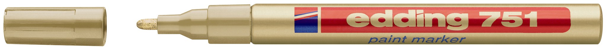 Marker lakierowy Edding 751 okrągły złoty