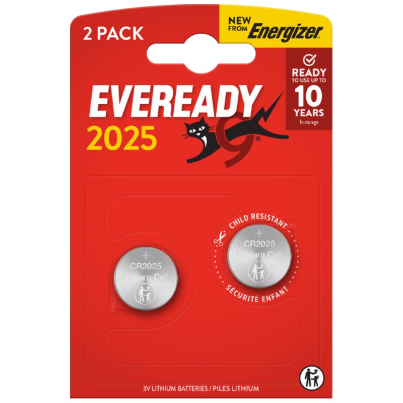 Bateria Energizer Eveready Gold CR2025 2szt