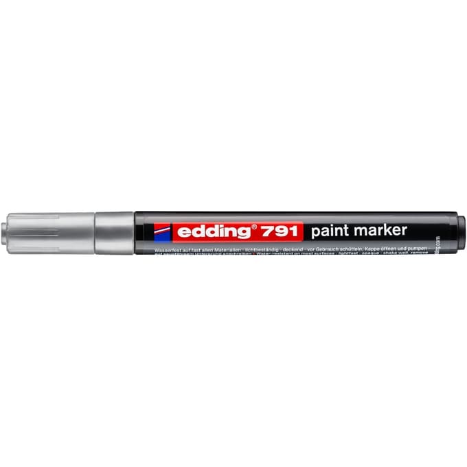Marker lakierowy Edding 791 srebny
