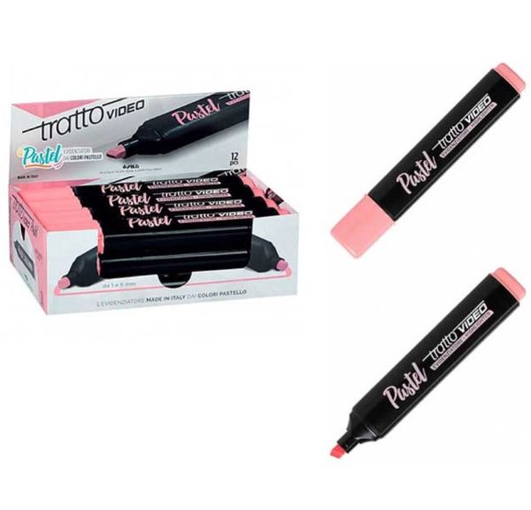 Zakreślacz Tratto Video pastel grejpfrut różowy 833507 FILA
