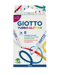 Pisaki Turbo Glitter Giotto 8kol