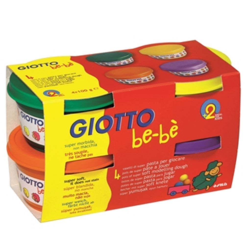 Ciastolina Giotto Bebe 4x100g Fila 464901 Fila