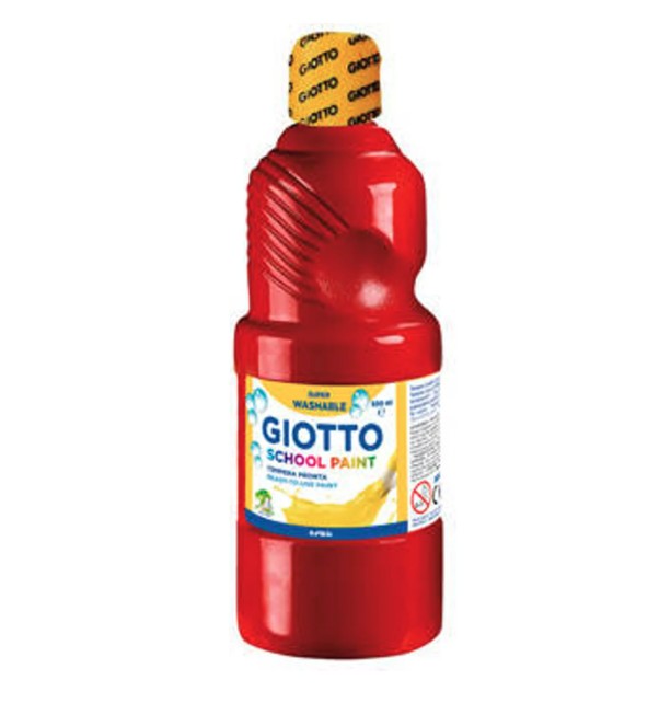 Farba szkolna Giotto School Paint 500ml vermilion red 535307 FIL