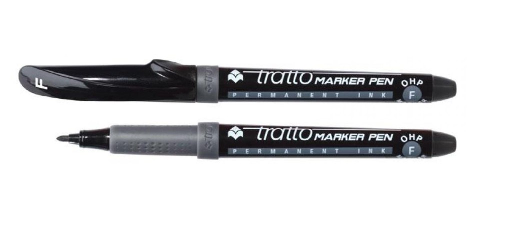 Marker OHP (F) 2,2mm 04 czarny Tratto 806803 Fila