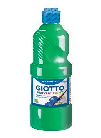 Farba akrylowa 500ml.zielona Giotto  533712 FILa