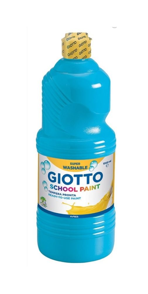 Farba tempera Giotto School Paint cyan 1l Fila 535515