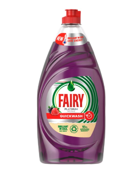 Płyn do naczyń Fairy Platinum Quickwash Wild Berry 820ml