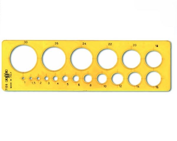 Szablon koła  MAŁY LENIAR A-7128