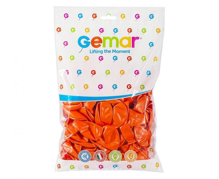 Balony pomarańczowe metalizowane śr. 80cm (100szt) GM90/31 GoDan