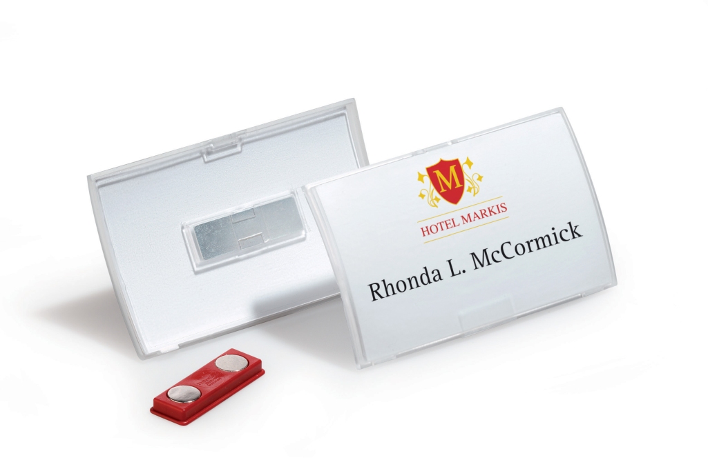 Identyfikator z magnesem (10szt. ) Click Fold