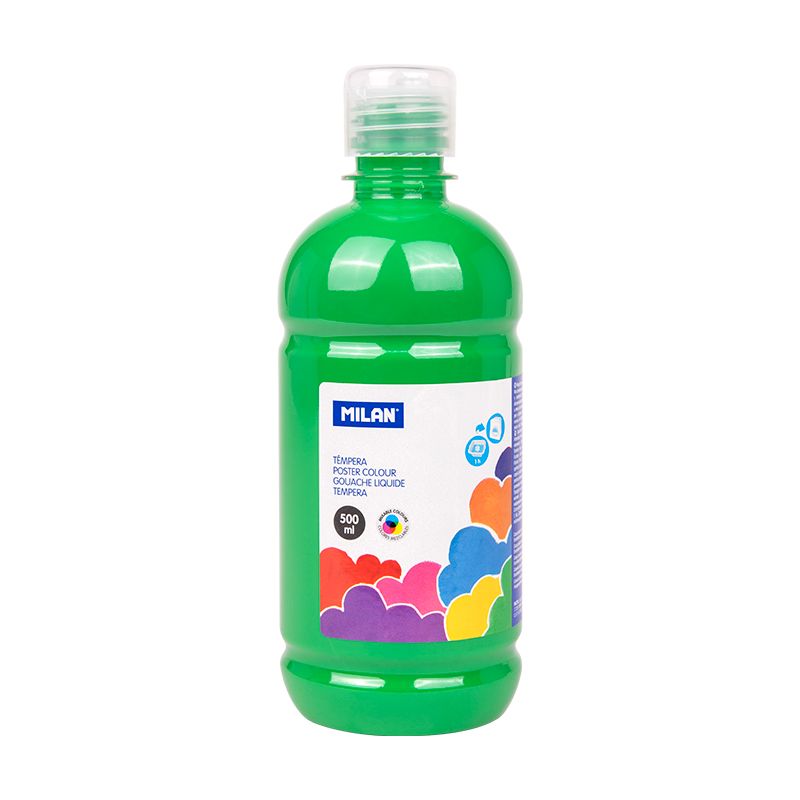 Farby tempera Milan 500ml zielony