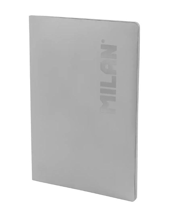 Zeszyt klejony A4/48k kratka Shadow szary 57243L48DWG Milan