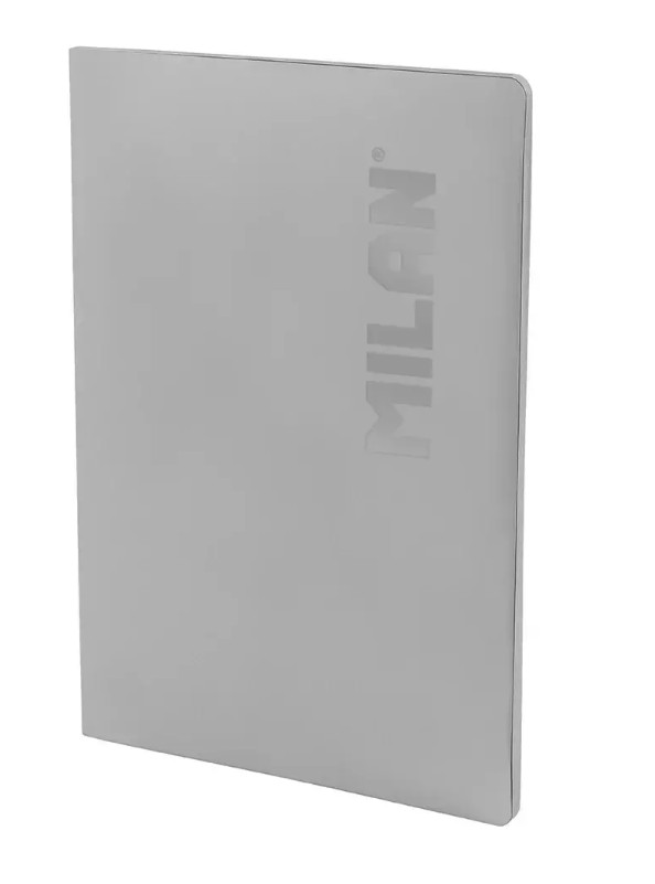 Zeszyt klejony A4/48k linia Shadow szary 57242L48DWG Milan
