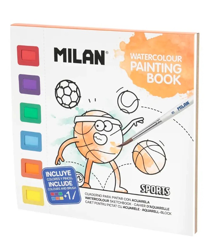 Kolorowanka akwarelowa Sports 5721AL16SPT Milan