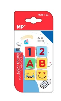 Gumki do ścierania kreatywne (6szt) MP