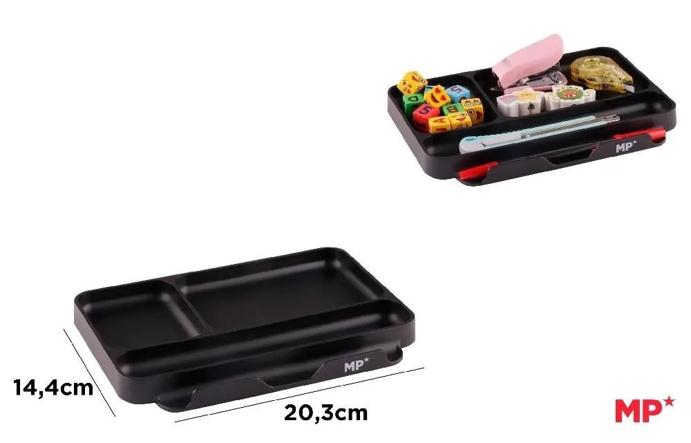 Organizer na biurko tacka czarny PA929N MP