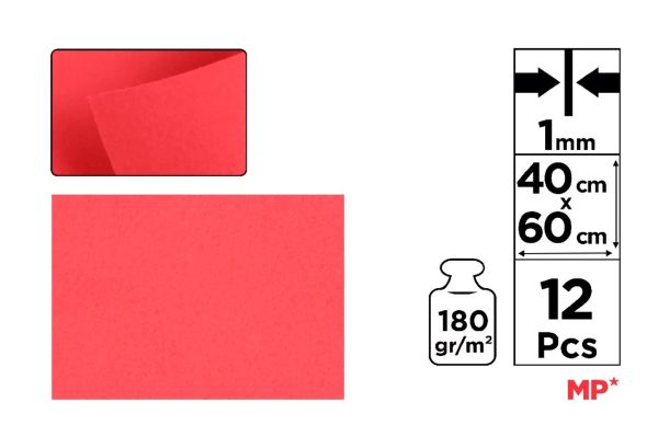 Filc dekoracyjny 40X60CM arbuzowy PN671 MP