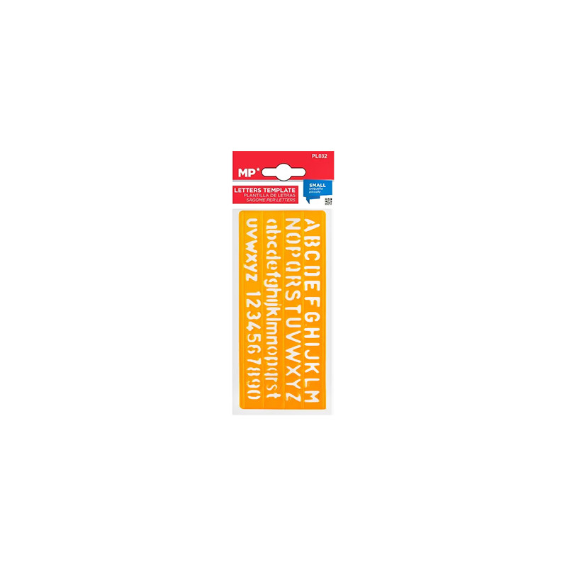 Szablon do rysowania - litery i cyfry 15cm PL032 MP