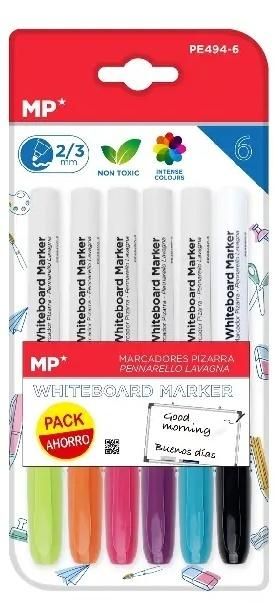 Marker do tablic 6 kolorów 2-3mm MP