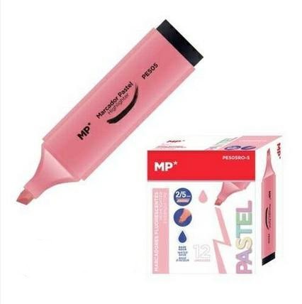 Marker pastelowy różowy 2-5mm ścięta końcówka MP