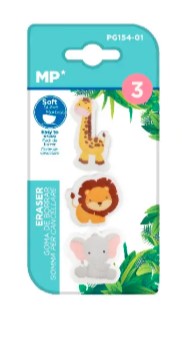 Gumka do ścierania - Safari (3szt) MP